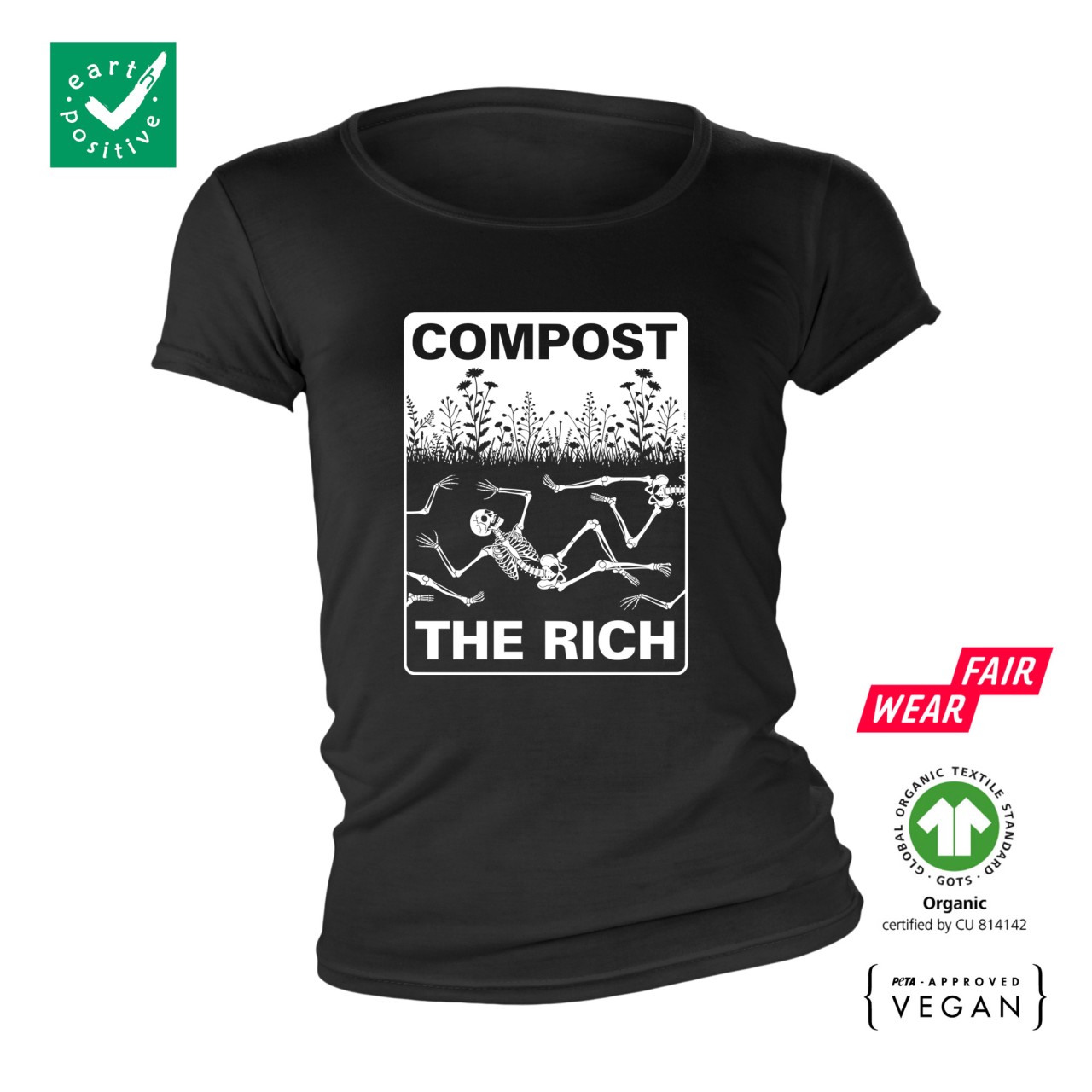 Compost the Rich Bio Ladies Shirt
