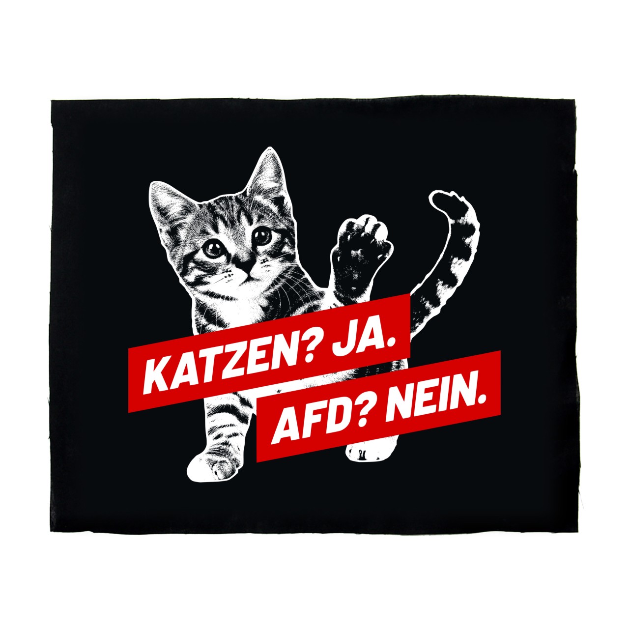 Katzen? Ja. AFD? Nein. Backpatch
