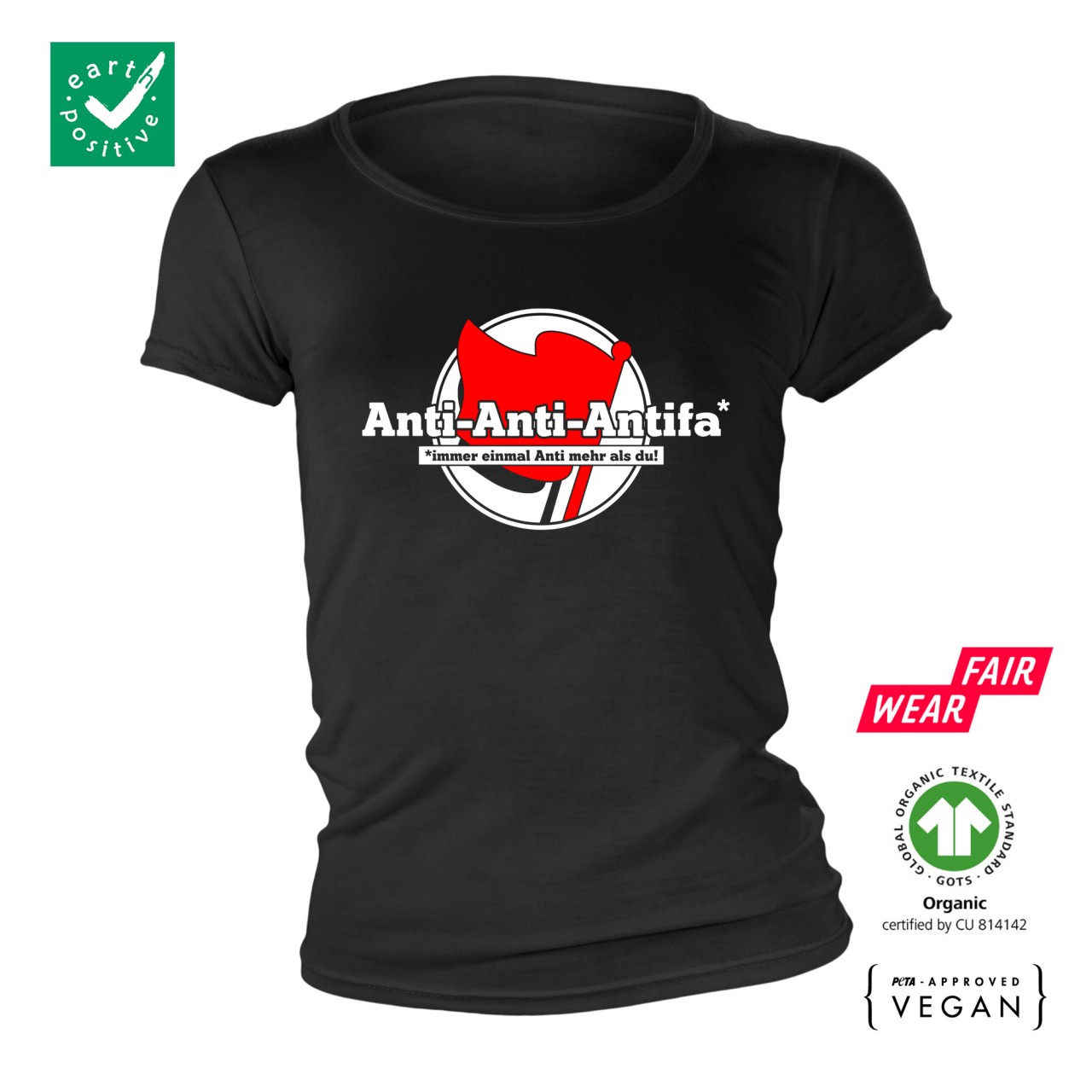 Anti-Anti-Antifa Bio Ladies Shirt