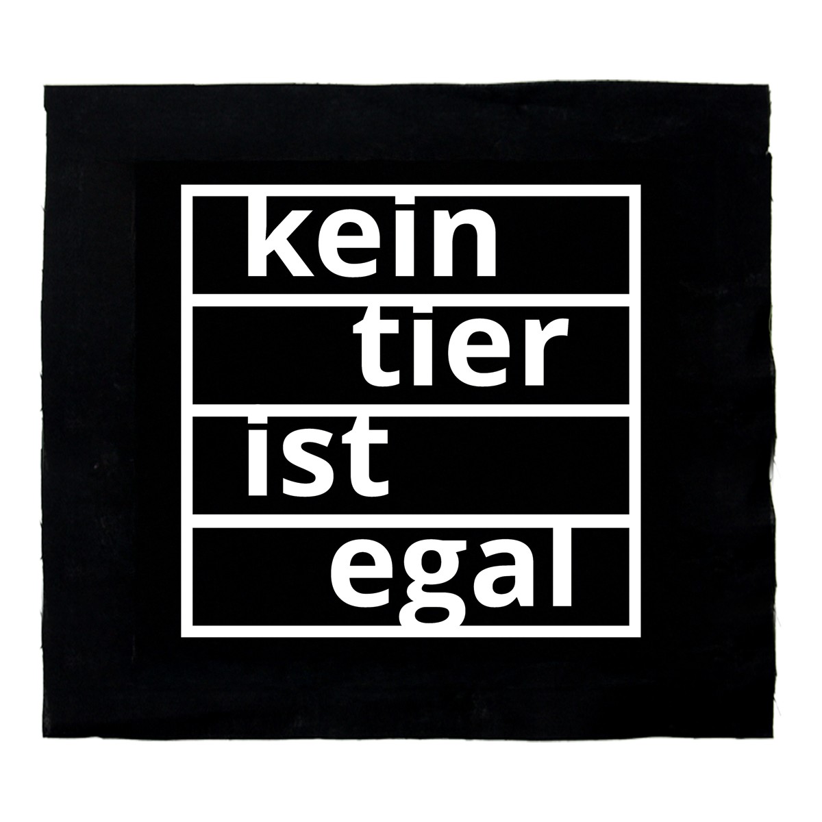 Kein Tier ist egal Aufnäher