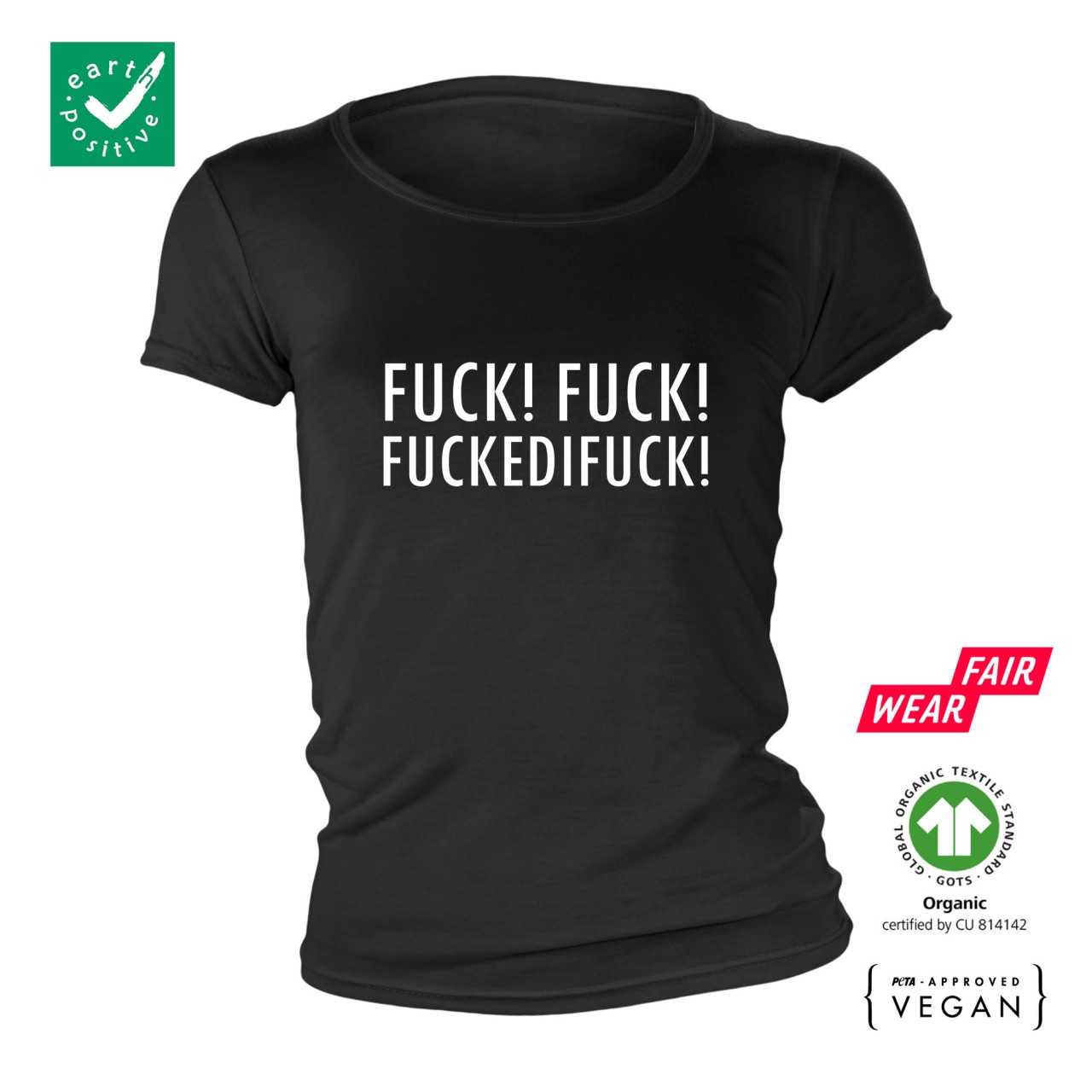 Fuckedifuck Bio Ladies Shirt Gr. M