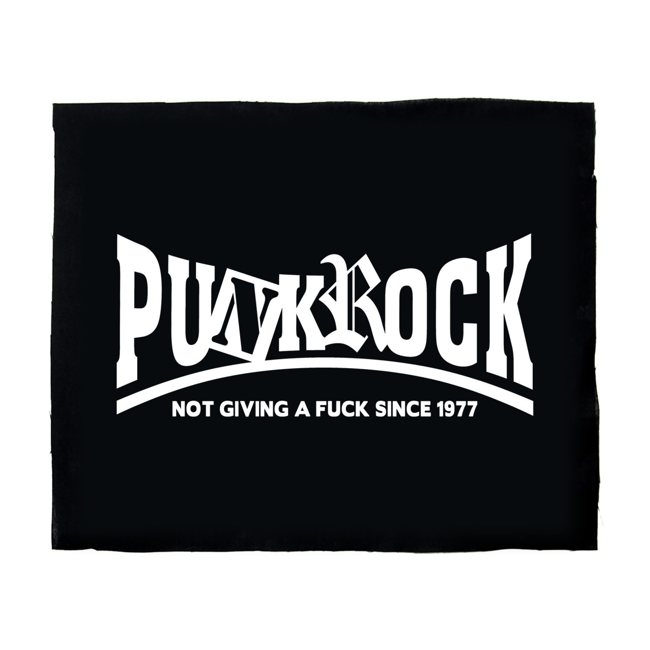 Punkrock - Not giving a fuck since 1977 Backpatch