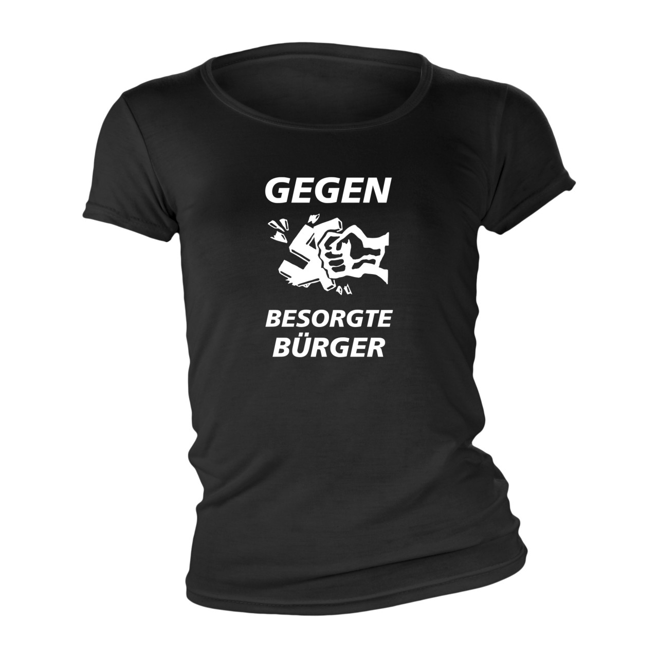 Gegen besorgte Bürger Ladies Shirt Gr. M