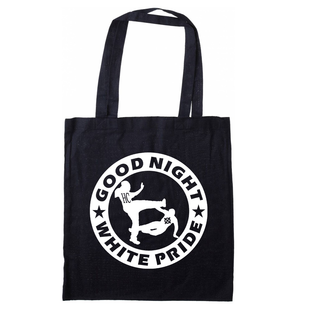 Good Night white pride Stofftasche