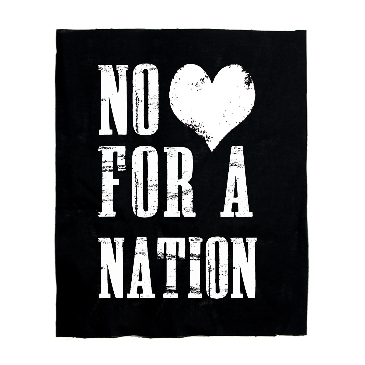 No Love for a Nation Aufnäher