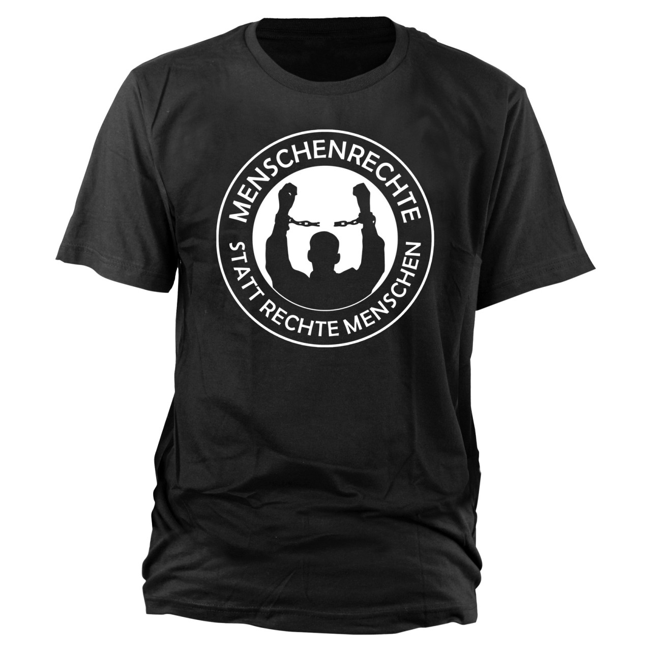 Menschenrechte T-Shirt schwarz Gr. M