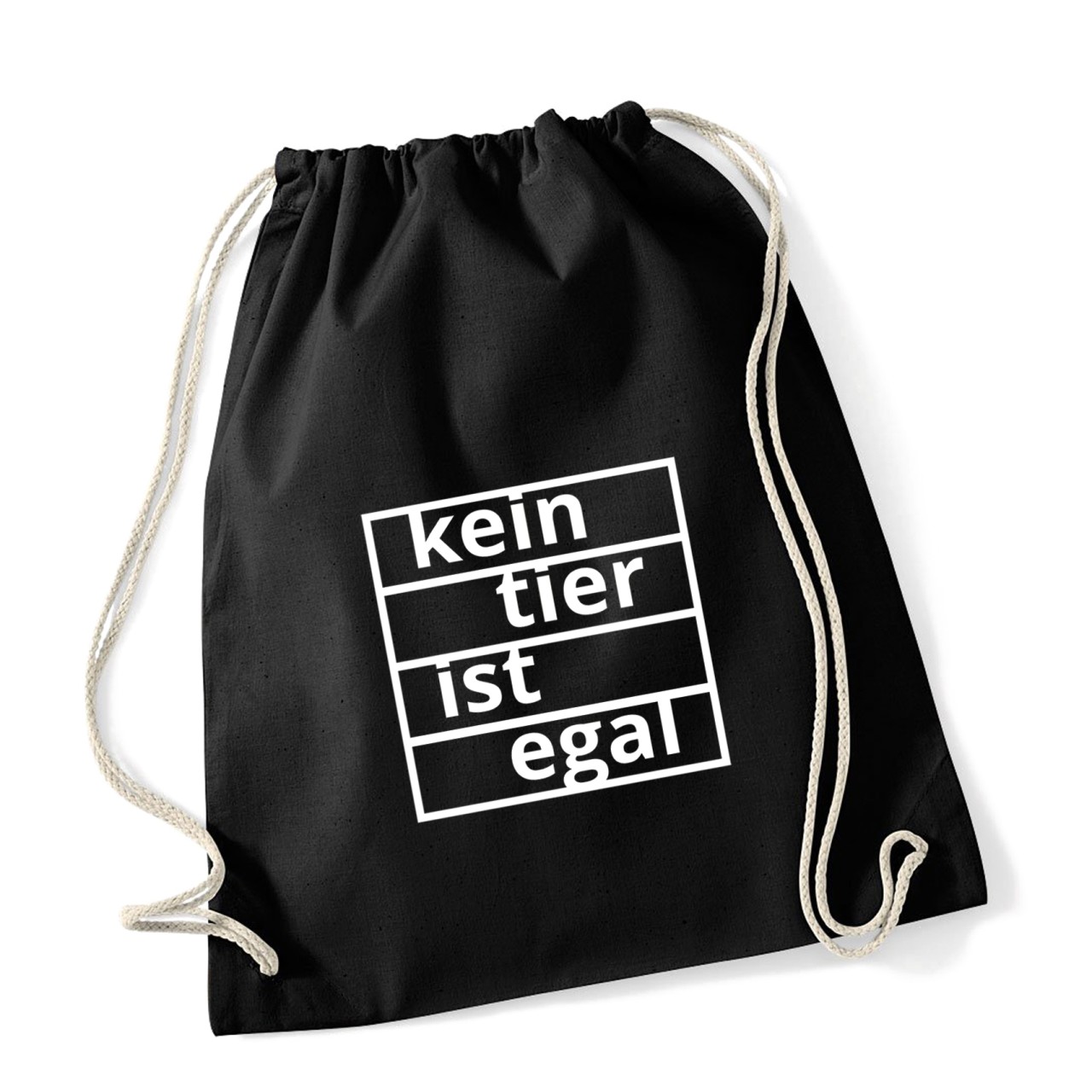 Kein Tier ist egal Turnbeutel