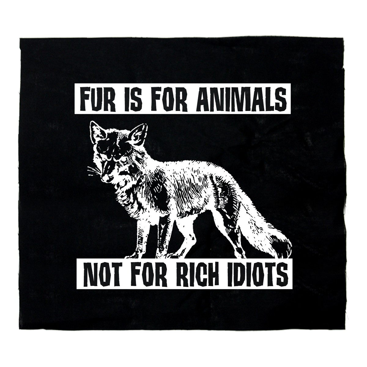 Fur is for Animals Aufnäher